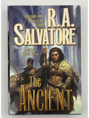 R.A. Salvatore The Ancient HC 1st Edition 1st Printing 2008 Saga First King  BK7